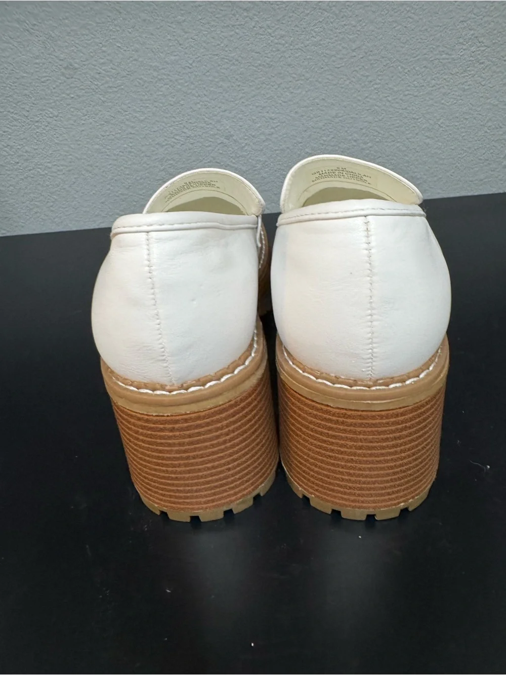 MIA cream leather